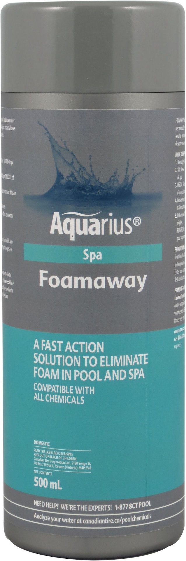 Aquarius Spa Foamaway, 500-mL L0