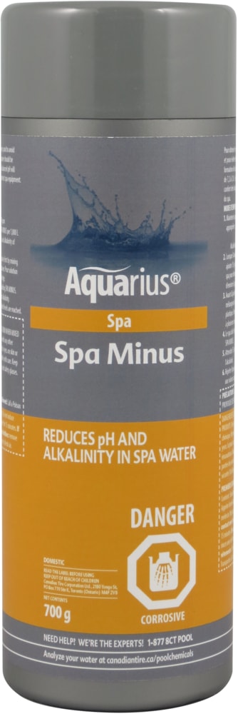 Aquarius Spa pH Minus, Reduces pH & Alkalinity in Water, 700-g R1