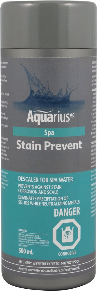 Aquarius Spa Stain Prevent, 500mL D2