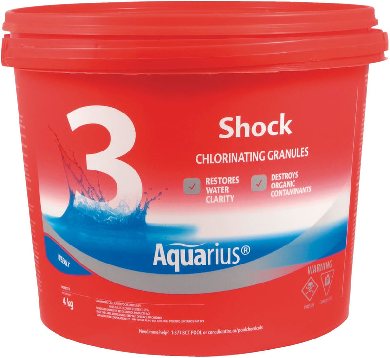 Aquarius Step 3 Shock Chlorinating Granules, 4-kg Y6