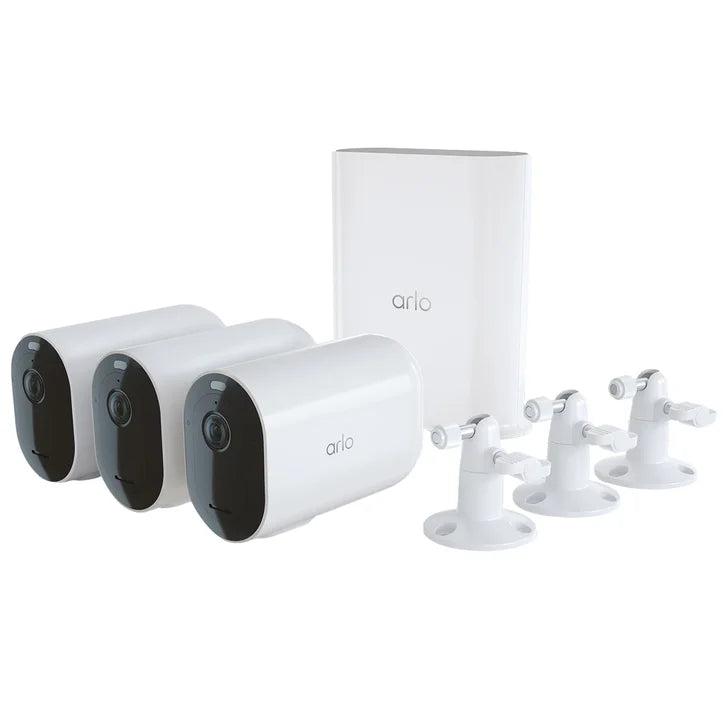 Arlo Pro 4 XL 3 Camera Security Bundle V6