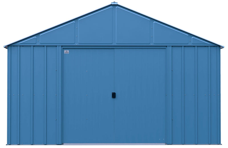 Arrow Classic 12x12-ft Blue Grey Corrosion-Resistant Steel Shed M8