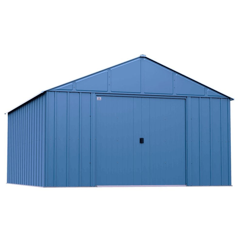 Arrow Classic 12x14-ft Blue Grey Corrosion-Resistant Steel Shed A7