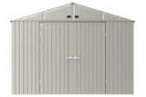 Arrow Elite 10x14-ft Cool Grey Corrosion-Resistant Steel Shed