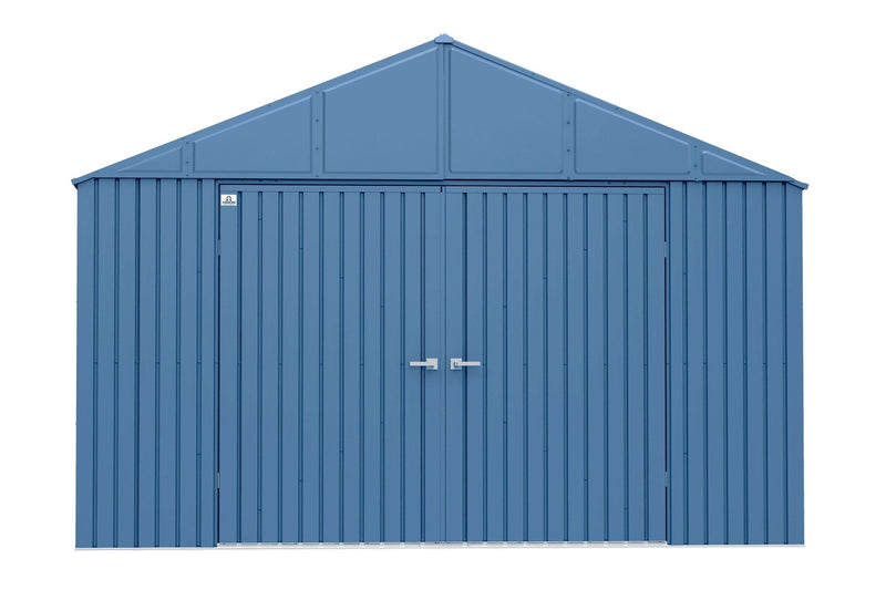 Arrow Elite 12x12-ft Blue Grey Corrosion-Resistant Steel Shed T4