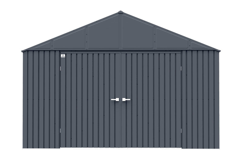 Arrow Elite 12x16-ft Anthracite Corrosion-Resistant Steel Storage Shed F9