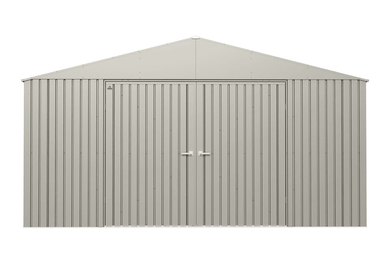 Arrow Elite 14x12-ft Cool Grey Weather-Resistant Steel Shed C0