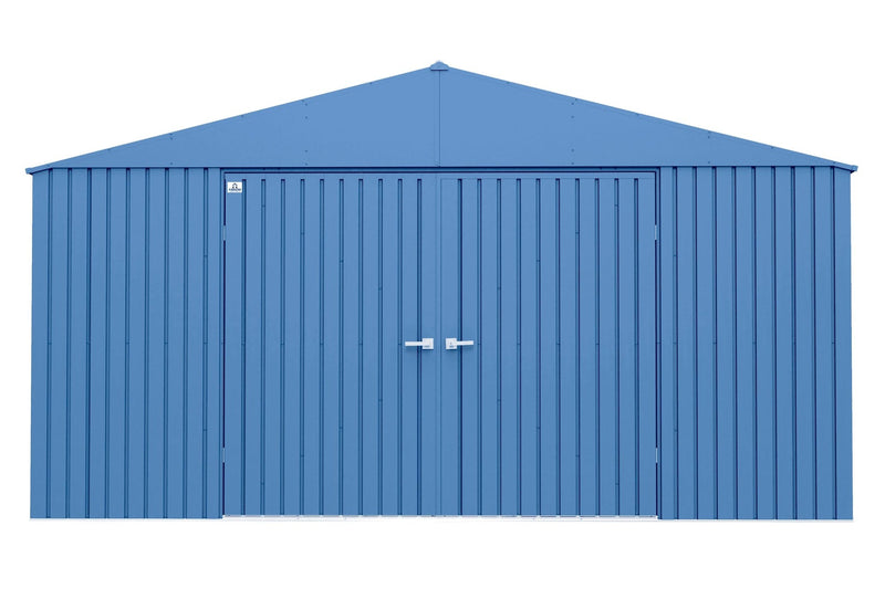 Arrow Elite 14x14-ft Corrosion-Resistant Blue Grey Steel Shed Z4