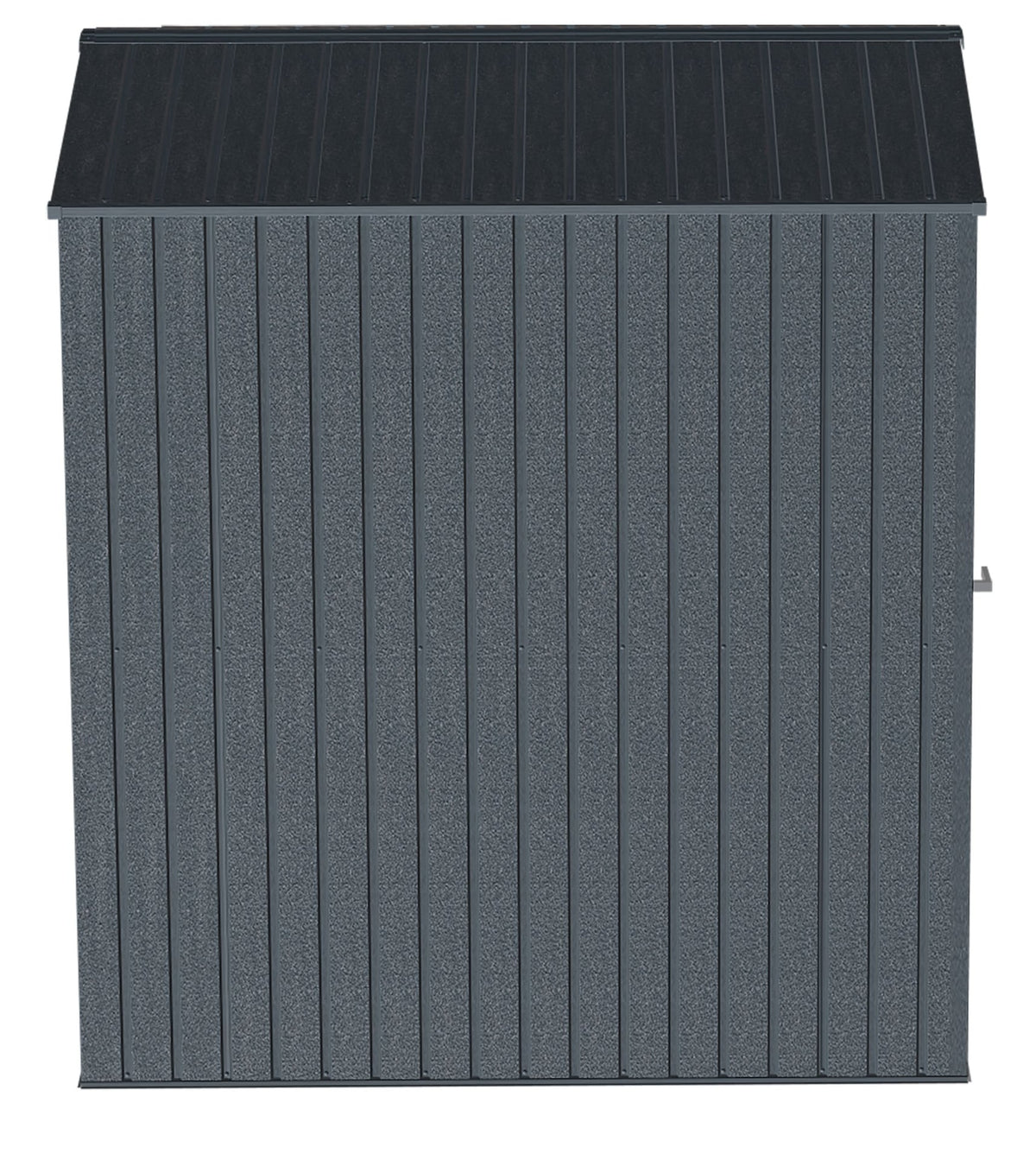 Arrow Elite Steel Storage Shed with Pent Roof, Anthracite, 6-ft x 6-ft