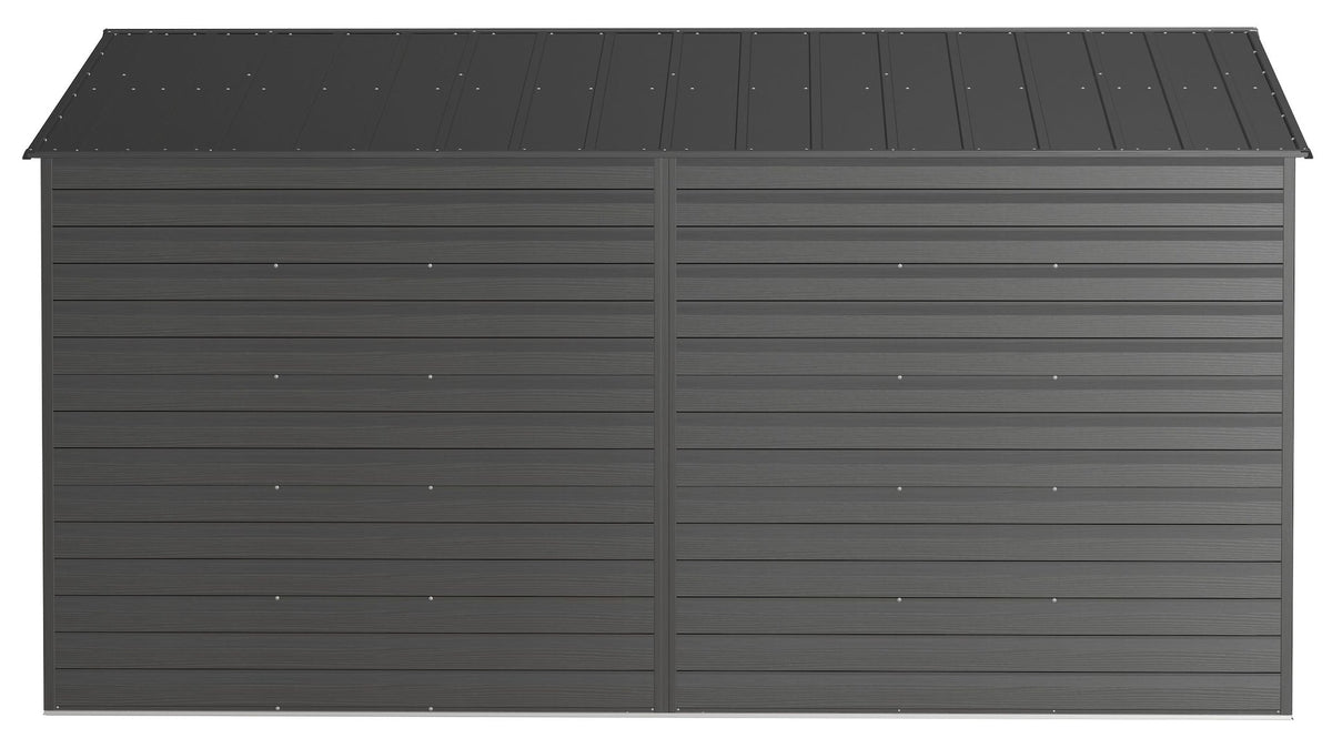Arrow Select Galvanized Steel Storage Shed, Sage Green, 10-ft x 14-ft
