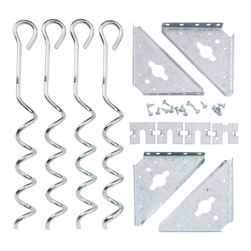 Arrow Steel Earth Anchor Kit with 15-in Corkscrews S7