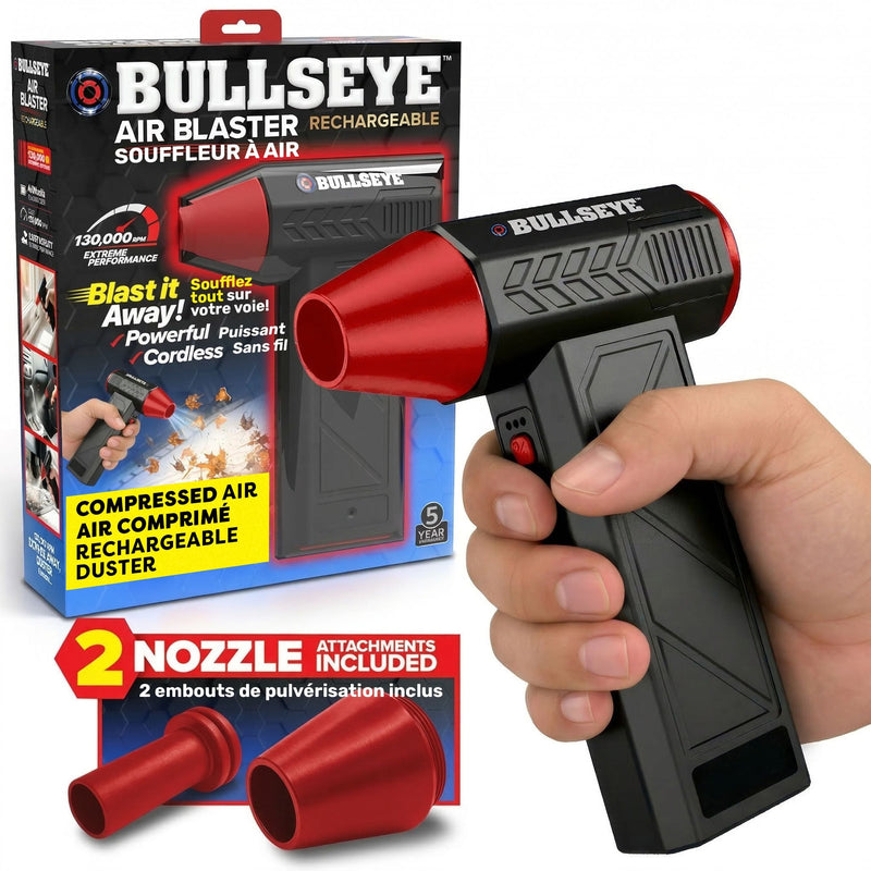 As Seen On TV Bullseye Air Blaster 7.4V Rechargeable Handheld Blower P0