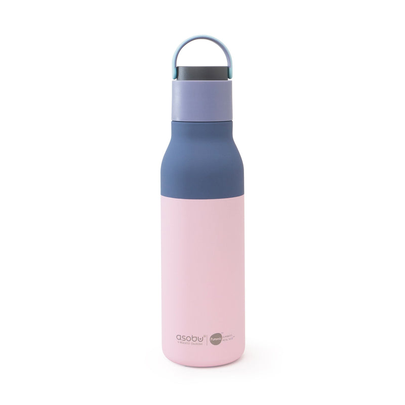 Asobu Metro Ceramic Water Bottle, 22-oz, Pastel Pink F2