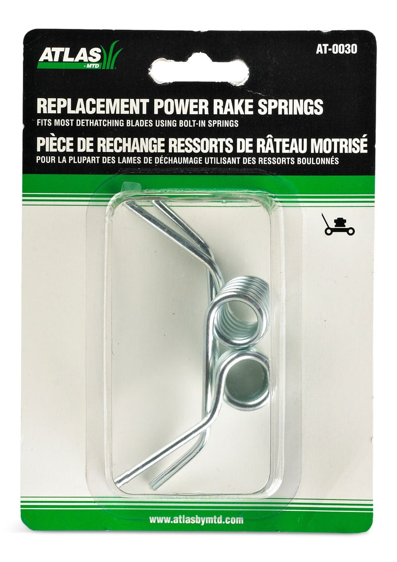 Atlas Dethatching Steel Spring, Snap-In, 2-pk; for Lawn Mower Dethatching Blades U1