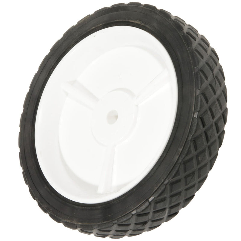 Atlas Plastic Lawn Mower Replacement Wheel, Wide Tread 8-in x 1.75-in J8