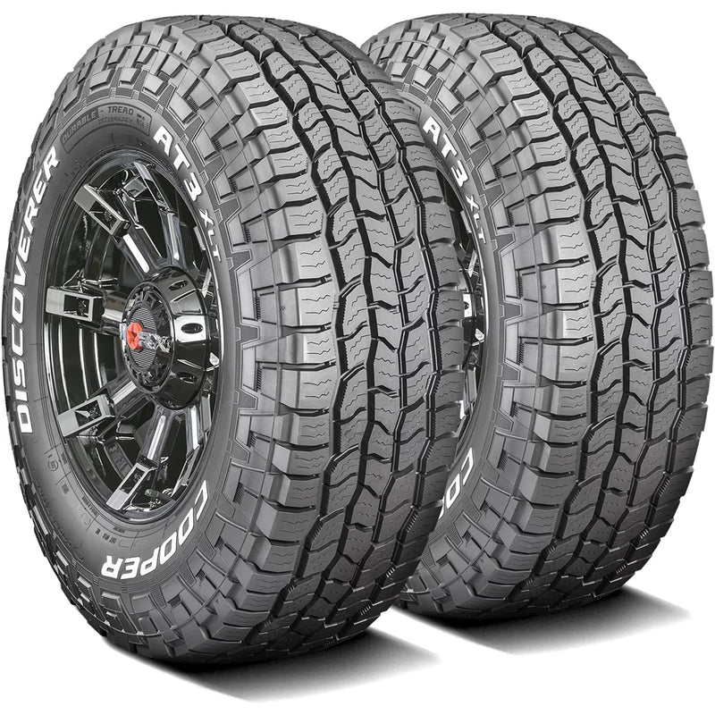 Cooper Discoverer AT3 XLT All Terrain Tires 285/75R16 10 Ply E – Fits Light Trucks & Hummer H3 Models E5