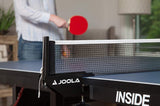 Professional-grade medium-density fiberboard indoor table tennis table, equipped with a quick-locking table tennis net and a stand set - assembled in 10 minutes easily - of high quality - foldable, with a single-player playing mode