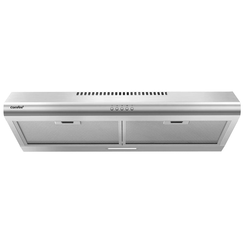 Comfee 30 inch Under Cabinet Ducted/Ductless Convertible Slim Vent Durable Stainless Steel Kitchen Reusable Filter L3