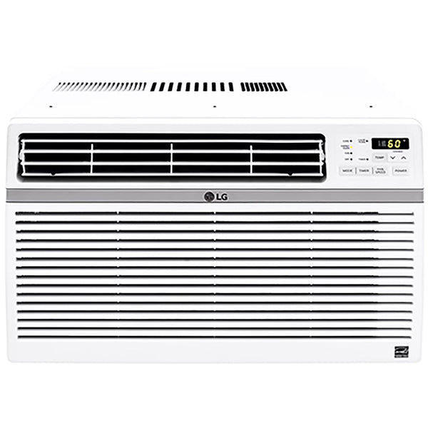 LG 8,000 BTU 340 Sq ft Window Air Conditioner with Remote Control, White, LW8016ER H7