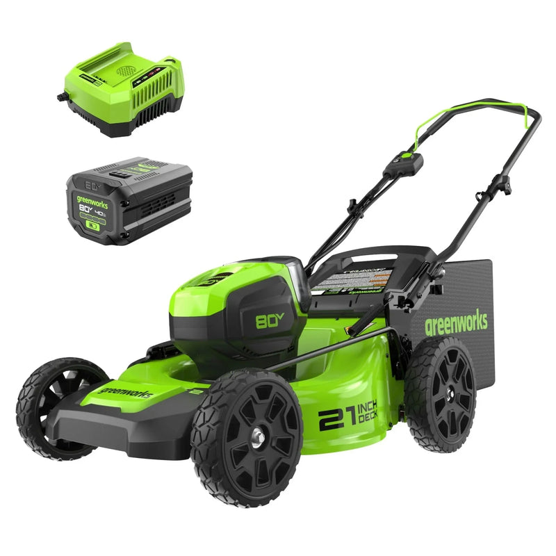 Greenworks 80V 21" Brushless Cordless Lawn Mower V7