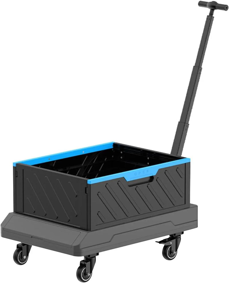 Foldable trolley: A wheeled foldable trolley, suitable for outdoor camping activities R6