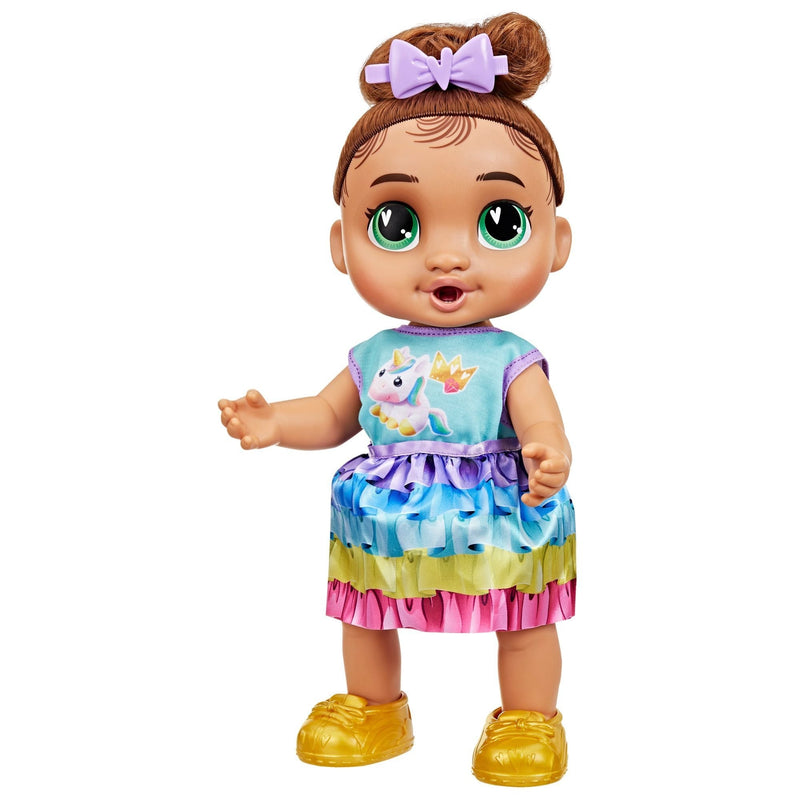 Baby Alive Baby Grows Up Sophia Sparkle Interactive Talking Baby Doll with 75+ Sounds M7