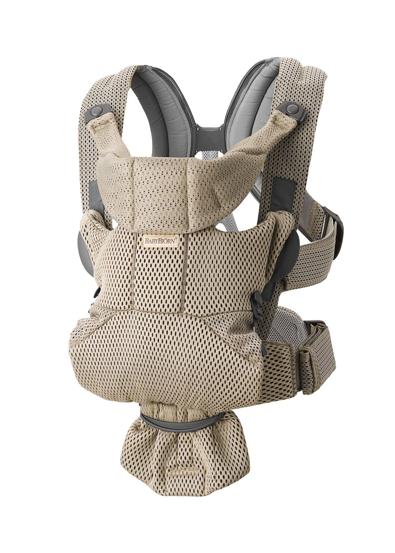 BabyBjorn Carrier Free In Light, XS to XXL, Beige G0