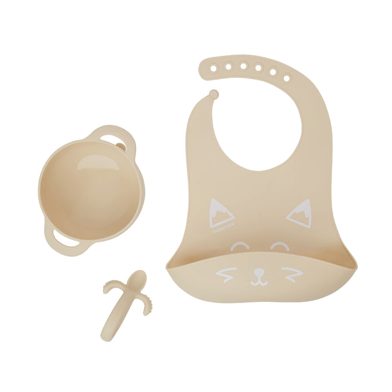 BabyMoov First'isy Silicone Feeding Set, Fox R6