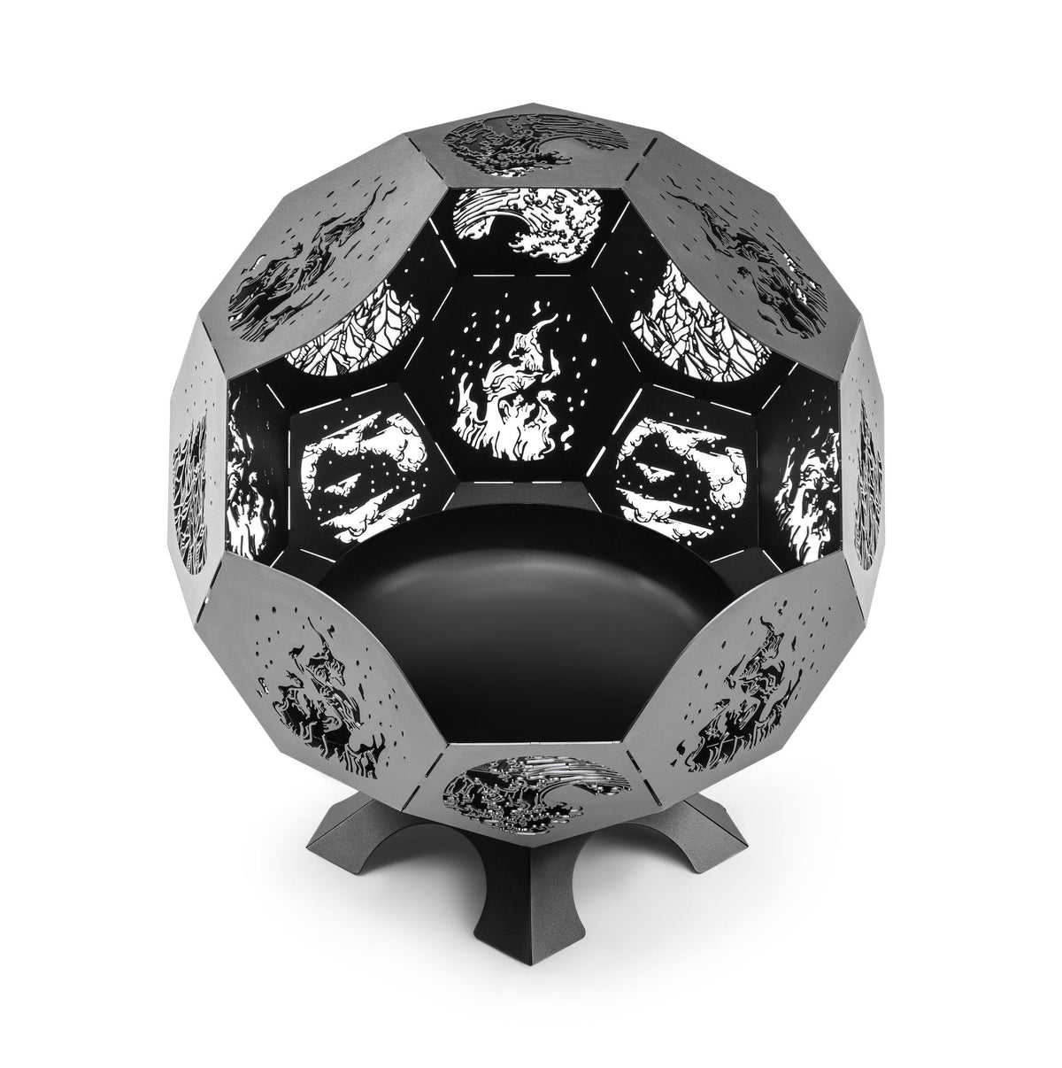 Backyard Lifestyles Algonquin Fire Pit, 39", Black