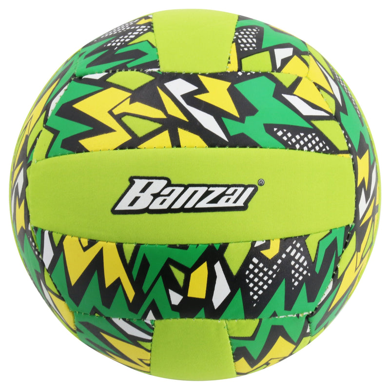 "Banzai" Aqua Inflatable Wet or Dry Volley Ball Toy, Multi-Coloured, Ages 5+, for Beach/Pool Fun Activities Q6