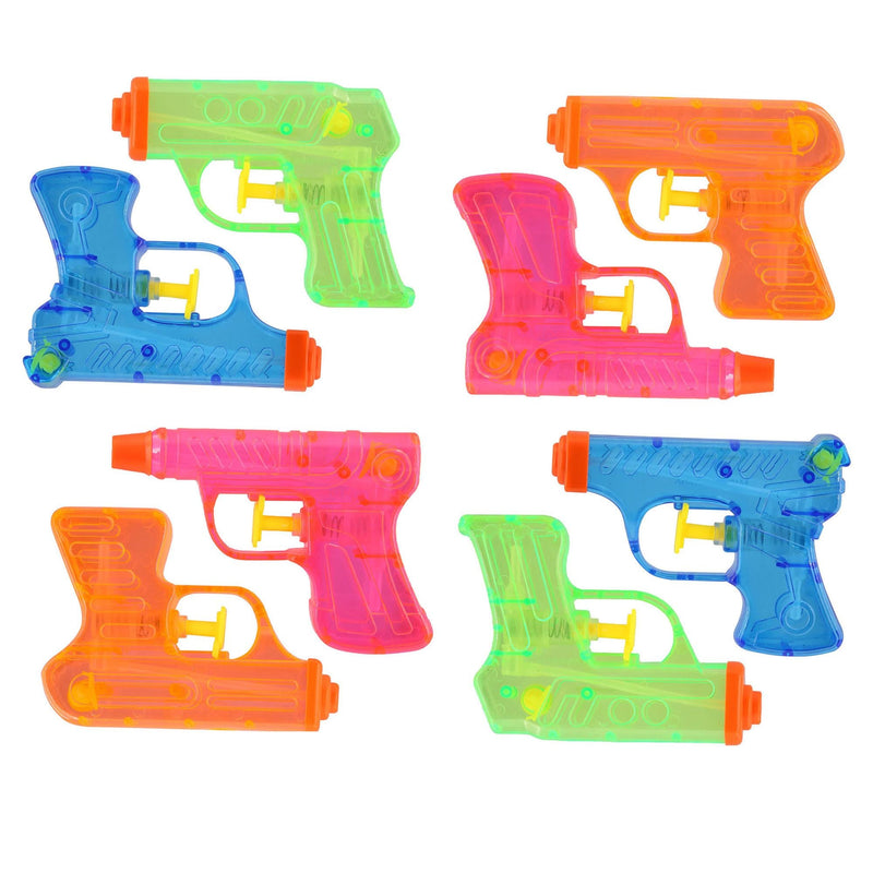 Banzai Mini Soaker Water Blasters, Kids' Outdoor Summer Water Toy, Age 3+, 8-Pk S3