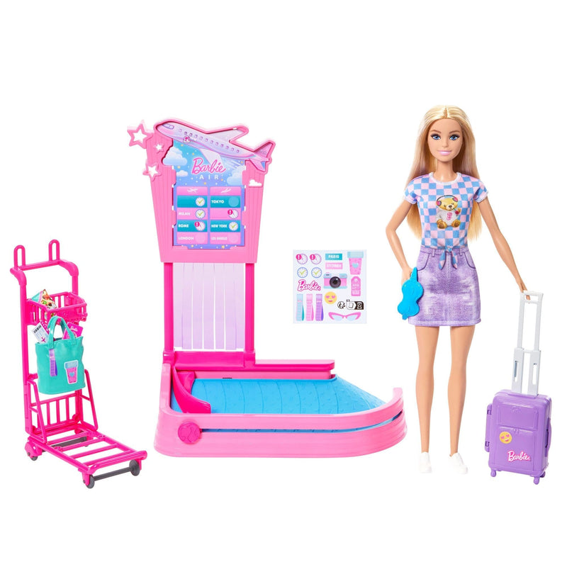 Barbie Doll and Travel Playset V1