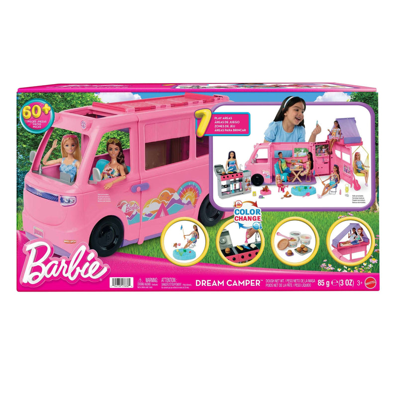 Barbie Dream Camper Toy Vehicle Playset with 60+ Accessories Z4