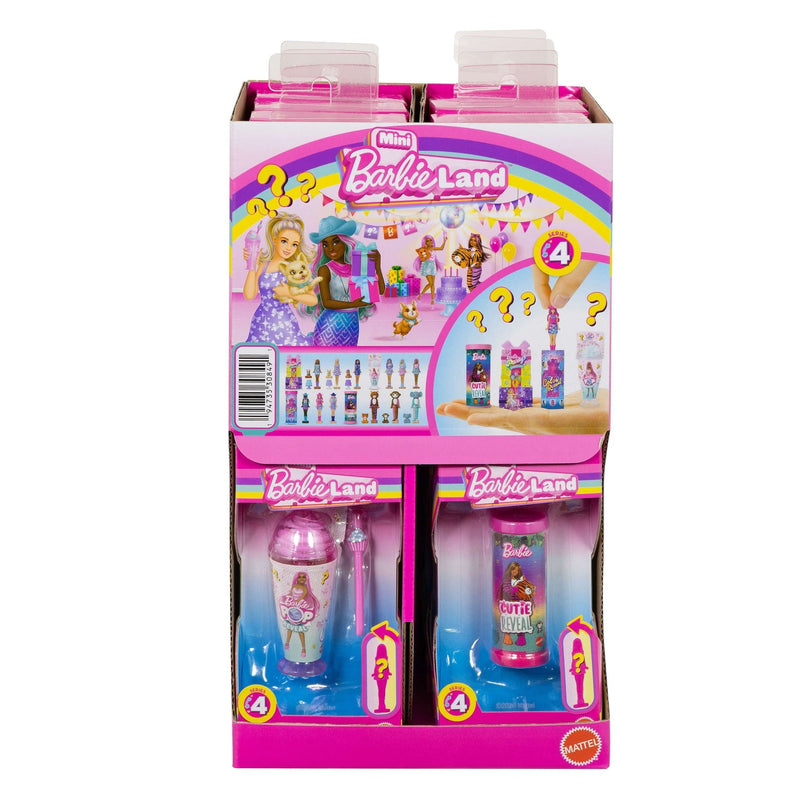 Barbie Mini BarbieLand Series 4 Cutie/Pop/Colour Reveal Dolls, Assorted Styles X7