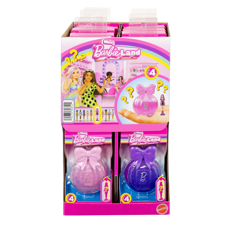 Barbie Mini BarbieLand Series 4 Fashionista Dolls with Surprise Blush Reveal, Assorted Styles F5