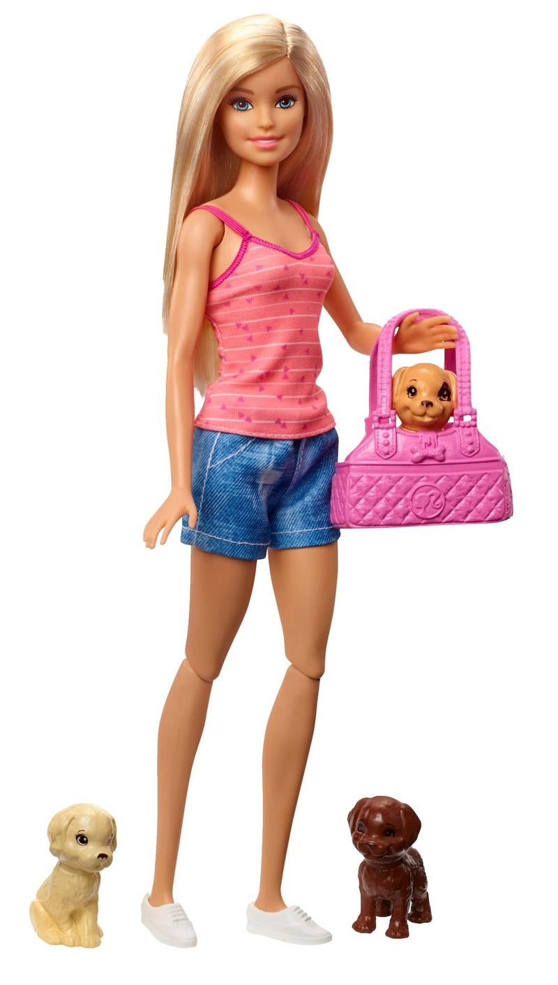 Barbie Puppy Bath Time Doll Toy & Playset For Kids, Assorted, Ages 3+ Q7
