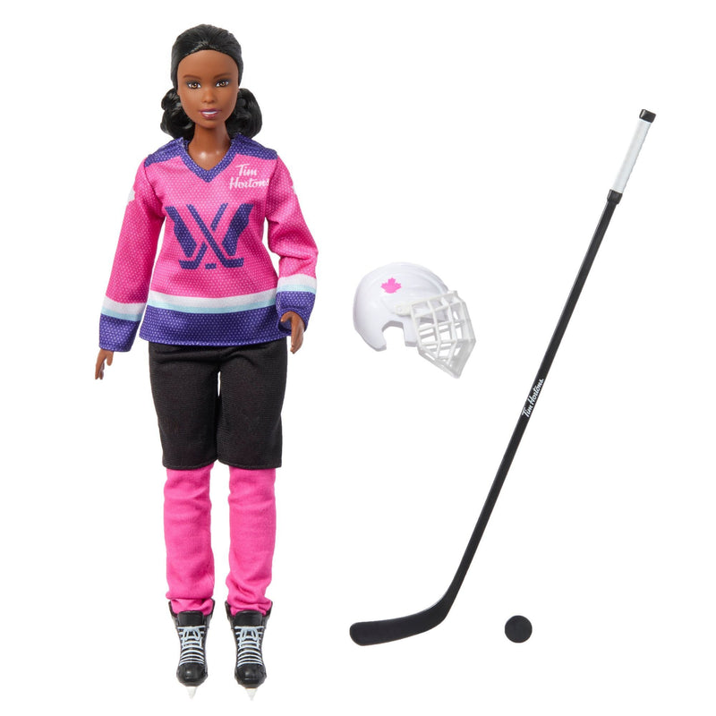 Barbie PWHL TH Hockey Doll, Black Hair W3