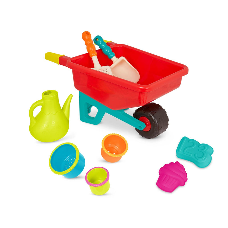 Battat Wheelbarrow Wonders Beach Set Z3
