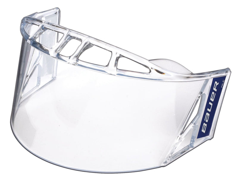 Bauer HLC Clear Half-Shield Senior Hockey Face Mask/Visor with Anti-Fog Film & High Impact Polycarbonate Shield V7