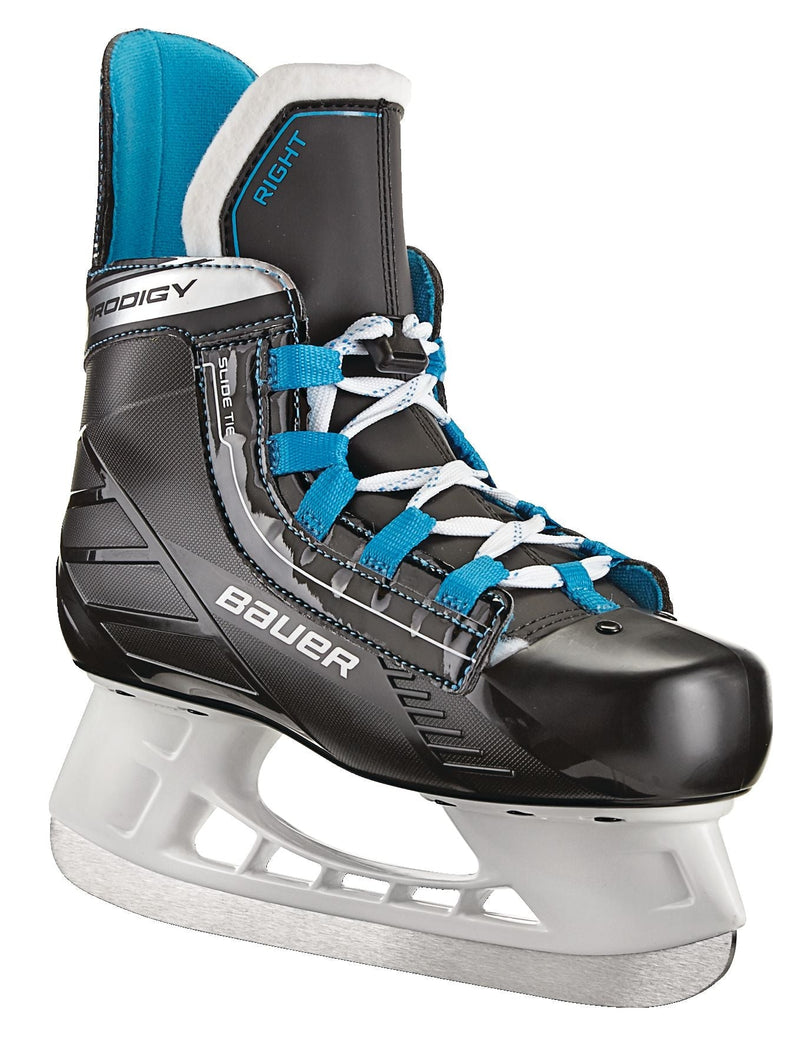 Bauer Prodigy Hockey Skates, Junior, Black/Blue T1