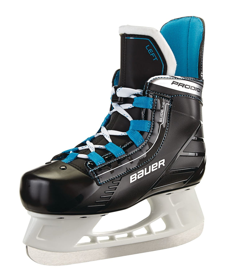 Bauer Prodigy Hockey Skates, Youth, Black/Blue H9