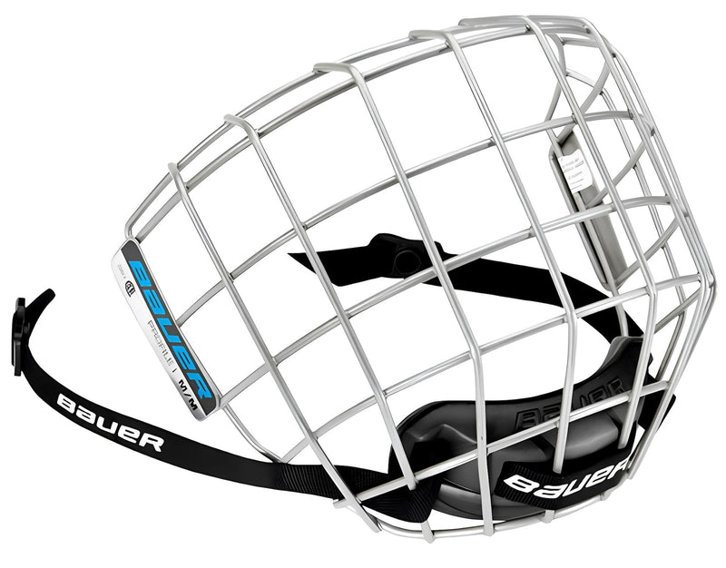 Bauer Profile I Hockey Helmet Cage/Face Mask, Junior/Senior, Silver, Assorted Sizes C2