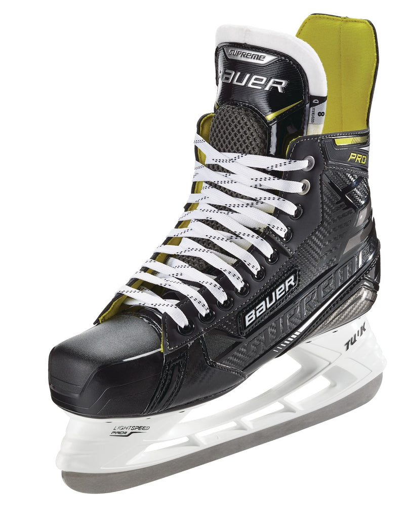 Bauer Supreme Pro Hockey Skates, Stainless Steel Blade, Senior Q0