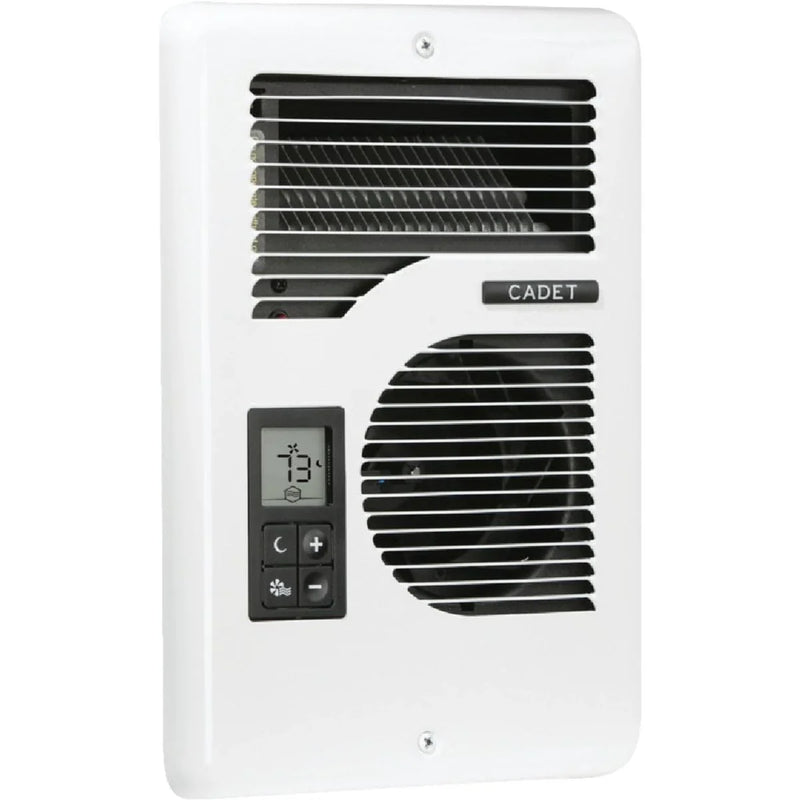 Cadet Energy Plus Wall Heater, Digital Thermostat, 240/208/120V, White R6