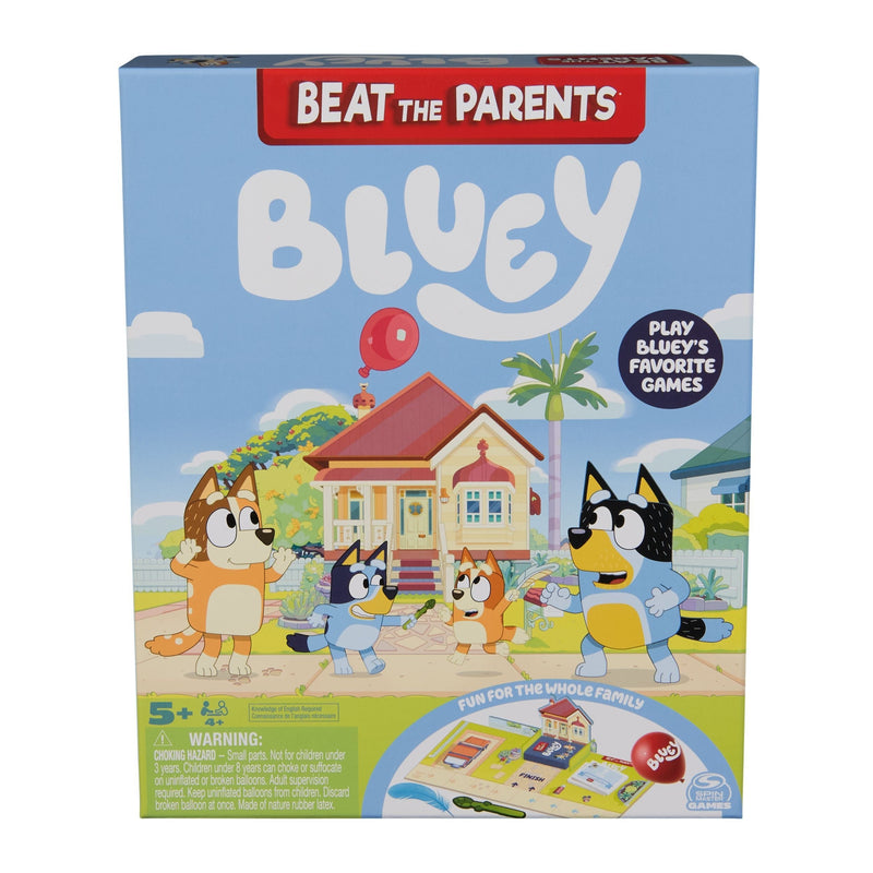 Beat the Parent Bluey Family Board Game, English Edition G7