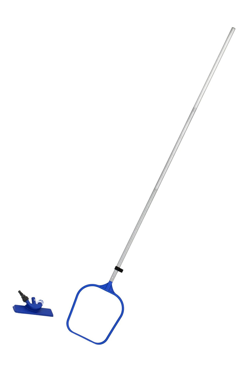 Bestway Pool Hydro Cleaning Above Ground Pool Maintanance Kit with Vacuum, Skimmer & Pole O2