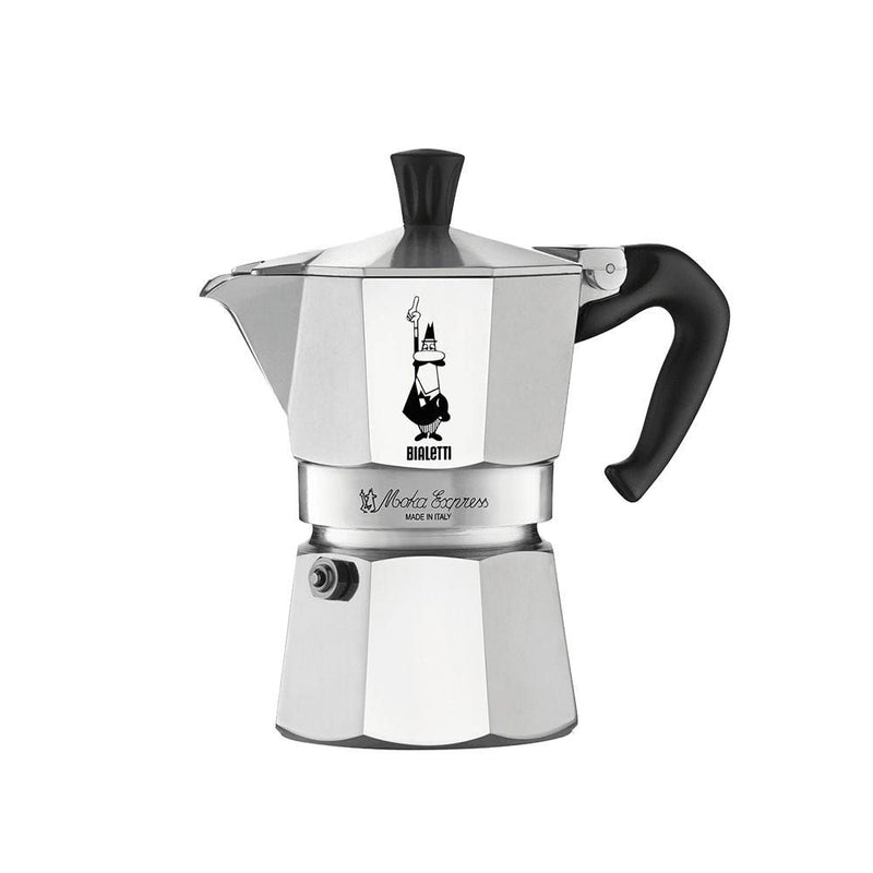Bialetti Moka Pot with Ergonomic Anti-Scale Handle, 3-Cup M5