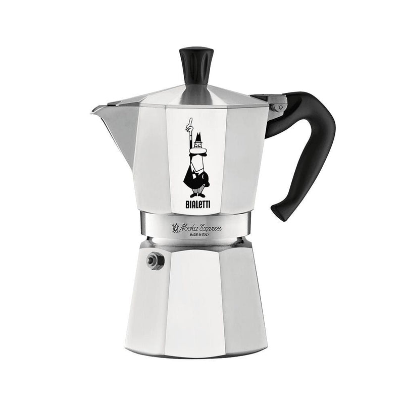 Bialetti Moka Pot with Ergonomic Anti-Scale Handle, 6-Cup N8