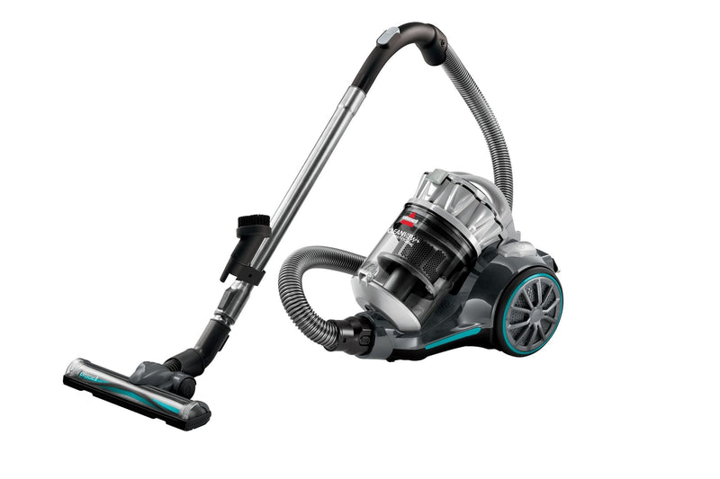 BISSELL CleanView Plus Multi-Cyclonic Lightweight Bagless Corded Canister Vacuum Cleaner, Silver O5