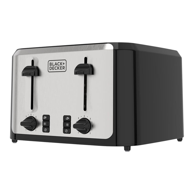 Black & Decker Extra Wide Slots Toaster with 7 Settings, 4-Slices C6